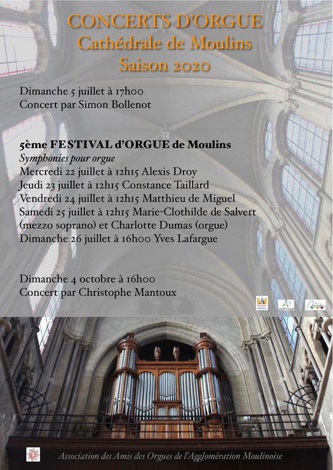 5ème festival d'orgue de la Cathédrale de Moulins